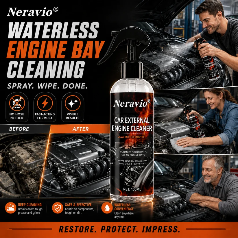 Waterless Fast Acting Car Engine Bay Cleaner